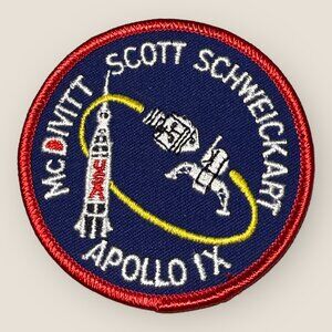Apollo IX Mission Embroidered Patch Space Collectible McDivitt Scott Schweickart